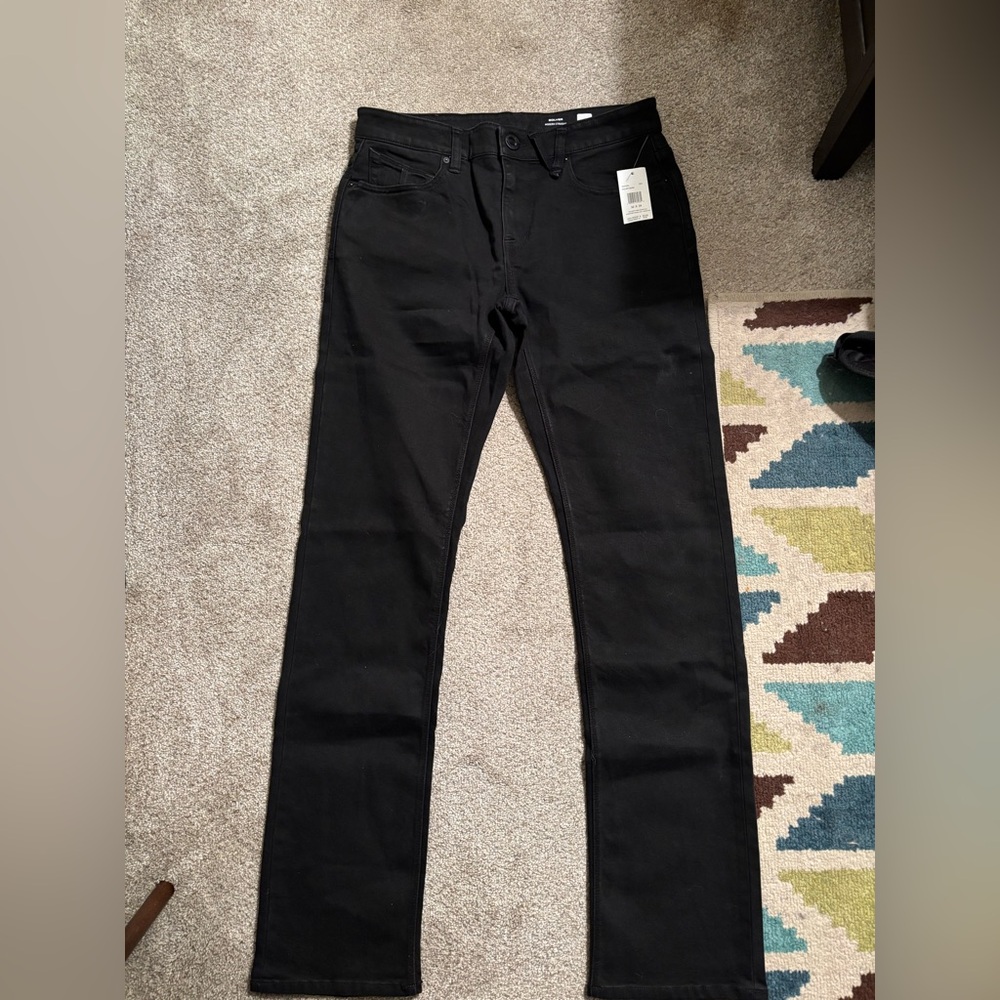 Volcom Men's Solver Black Jeans